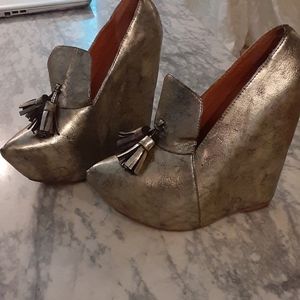 Jeffrey Campbell old gold